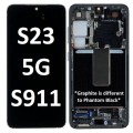 Samsung Galaxy SM-S911 (S23 5G 2023) LCD and touch screen with frame (Original Service Pack) [GRAPHITE GRAY] GH82-30480E/30481E